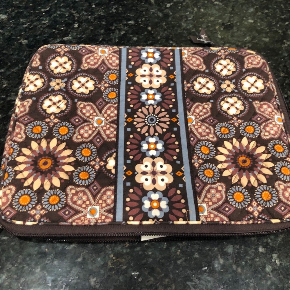 Vera Bradley Brown Laptop Sleeve 15"